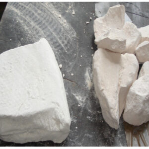 Kaolin clay (Left) and Metakaolin (Right)